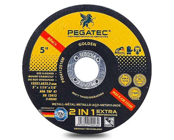 Rezný kotúč PEGATEC Golden 125mm - hrúbka 1,0mm